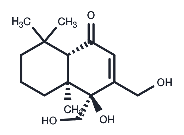 TargetMol Chemical Structure 9alpha,11,12-Trihydroxydrim-7-en-6-one