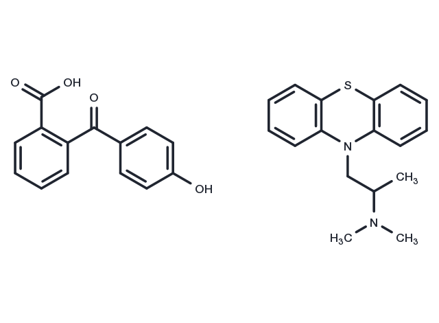 Promethazine hibenzate Chemical Structure