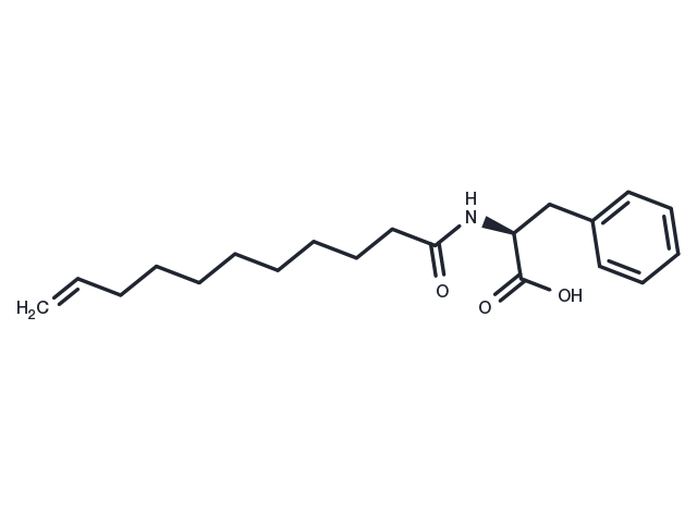 TargetMol Chemical Structure Undecylenoyl phenylalanine