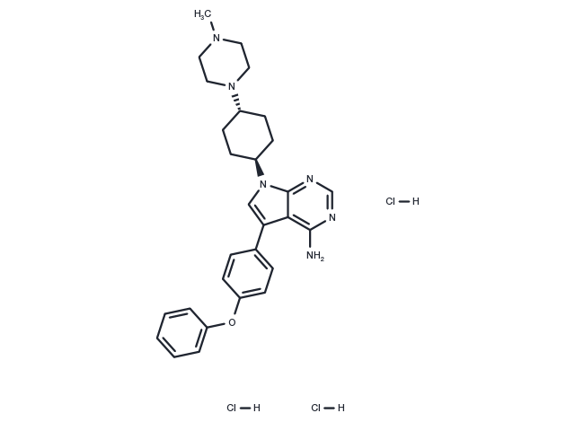 TargetMol Chemical Structure A 419259 trihydrochloride
