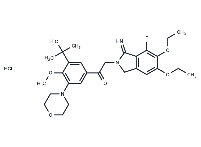 Atopaxar hydrochloride Chemical Structure