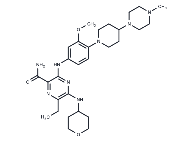TargetMol Chemical Structure Gilteritinib