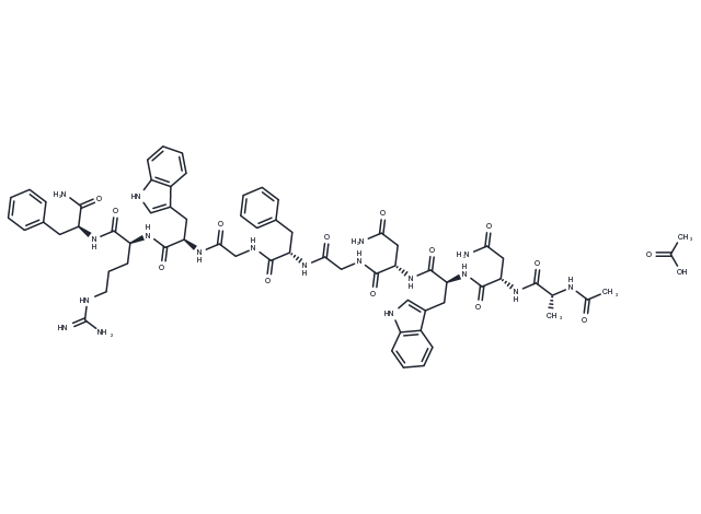 Kisspeptin 234 acetate(1145998-81-7 free base) Chemical Structure