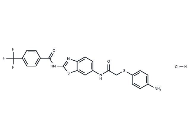 TargetMol Chemical Structure ZM223 hydrochloride (2031177-48-5 free base)