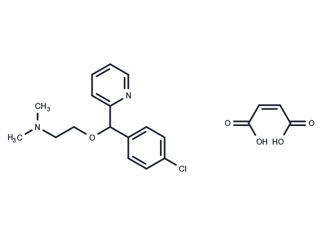 TargetMol Chemical Structure Carbinoxamine Maleate Salt