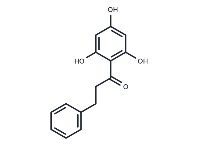 2',4',6'-Trihydroxydihydrochalcone Chemical Structure