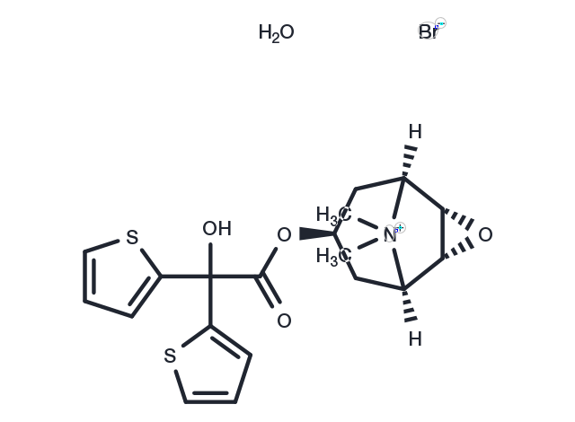Tiotropium Bromide hydrate Chemical Structure