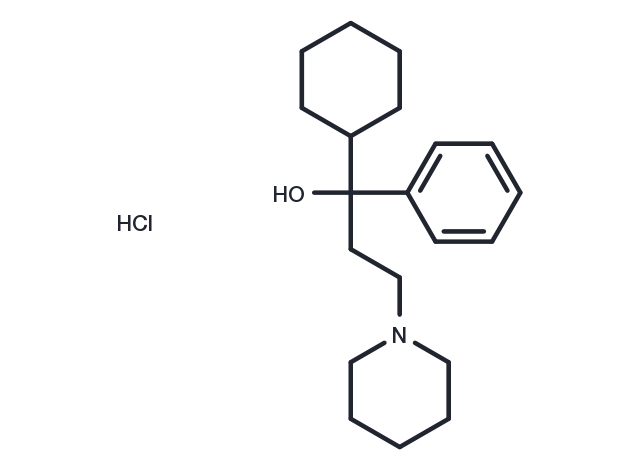 TargetMol Chemical Structure DL-trihexyphenidyl hydrochloride