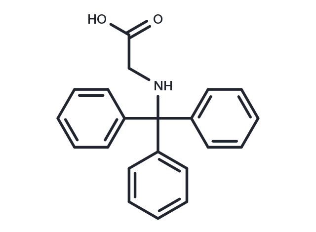2-(Tritylamino)acetic acid Chemical Structure