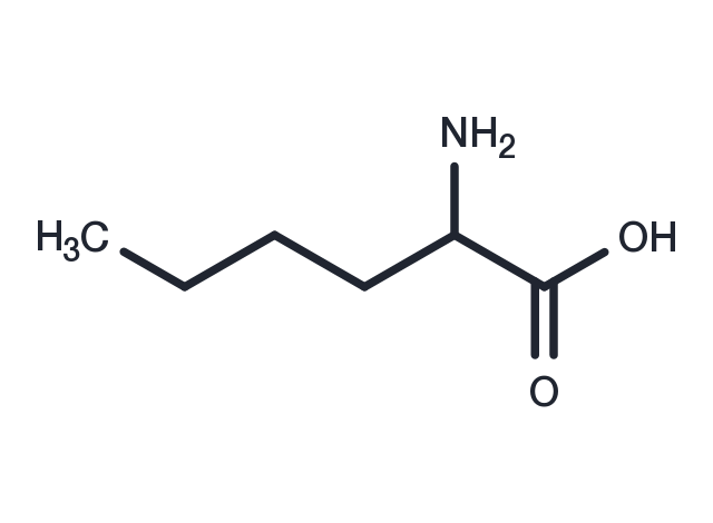 2-Aminohexanoic acid Chemical Structure