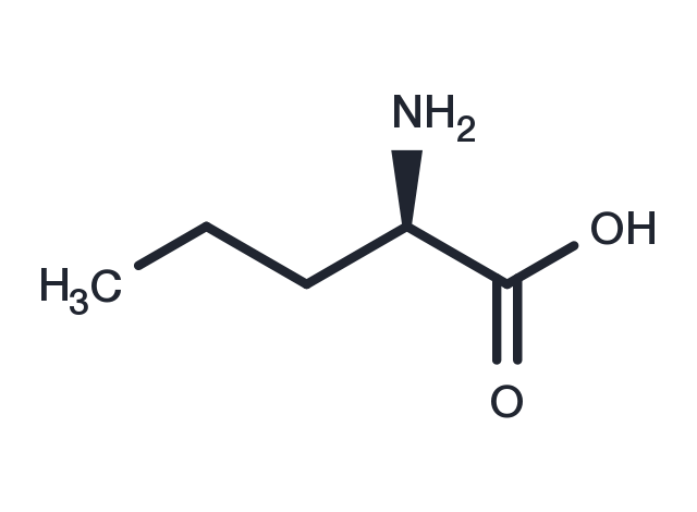 D(-)-Norvaline Chemical Structure