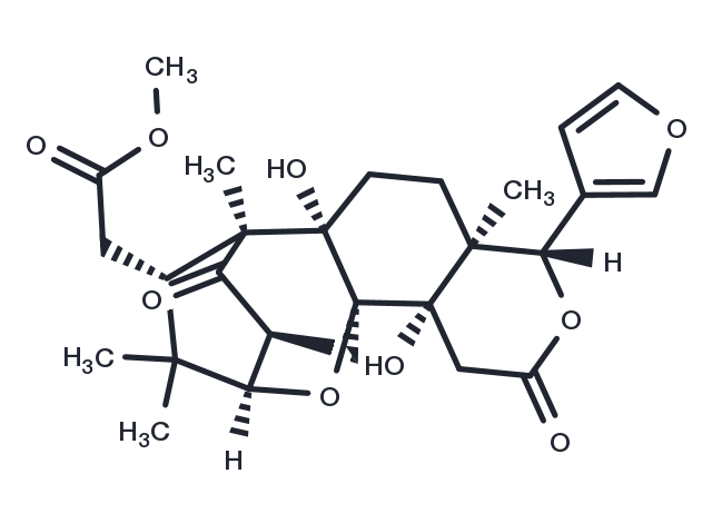 TargetMol Chemical Structure 6-Deoxy-9alpha-hydroxycedrodorin