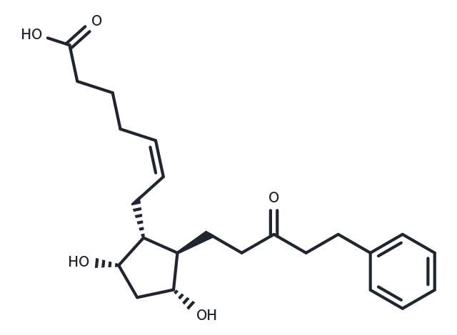 15-keto Latanoprost (free acid) Chemical Structure