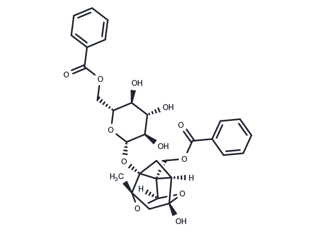 TargetMol Chemical Structure Benzoylpaeoniflorin
