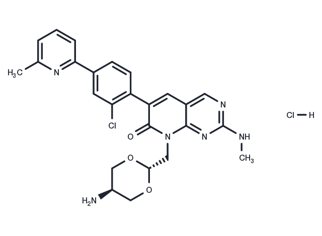 TargetMol Chemical Structure G-5555 hydrochloride (1648863-90-4 free base)