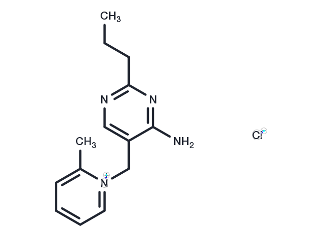 Amprolium Chemical Structure