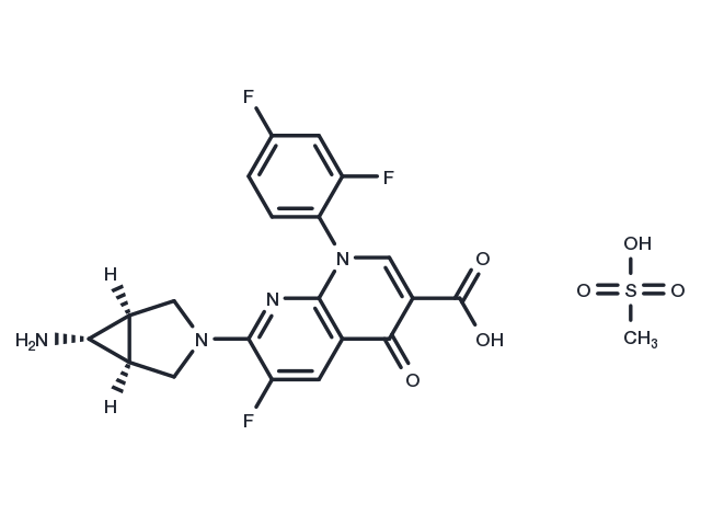 TargetMol Chemical Structure Trovafloxacin mesylate