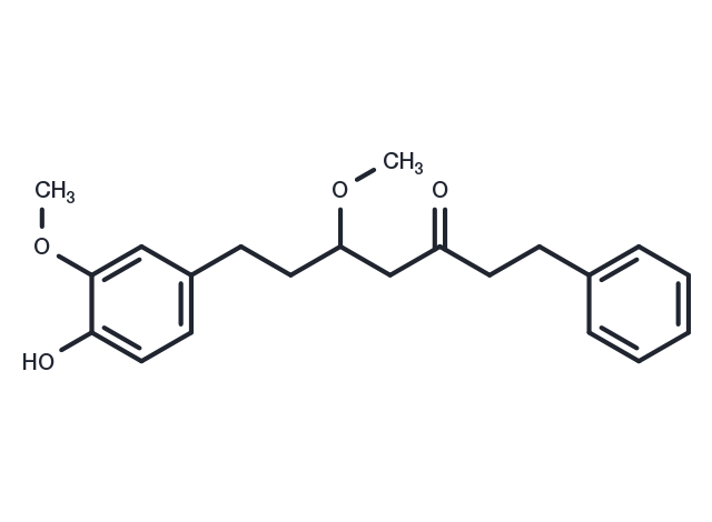 7-(4-Hydroxy-3-methoxyphenyl)-5-methoxy-1-phenylheptan-3-one Chemical Structure