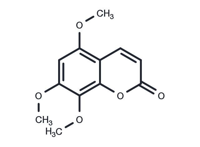 TargetMol Chemical Structure 5,7,8-Trimethoxycoumarin