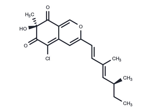 Deacetylsclerotiorin, (-)- Chemical Structure