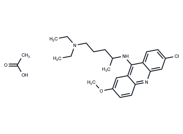 Quinacrine acetate Chemical Structure
