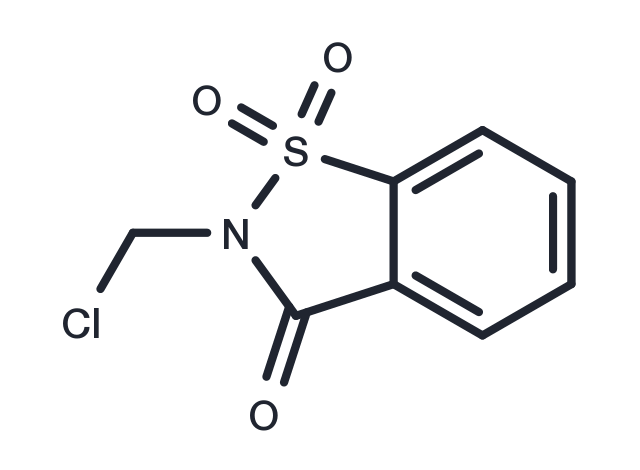 TargetMol Chemical Structure 2-CHLOROMETHYL-1,1-DIOXO-1,2-DIHYDRO-1LAMBDA*6*-BENZO[D]ISOTHIAZOL-3-ONE