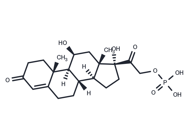 Hydrocortisone phosphate Chemical Structure