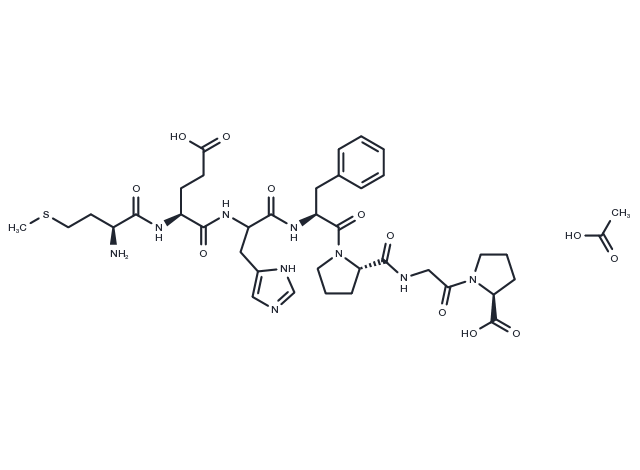 Semax acetate(80714-61-0 free base) Chemical Structure