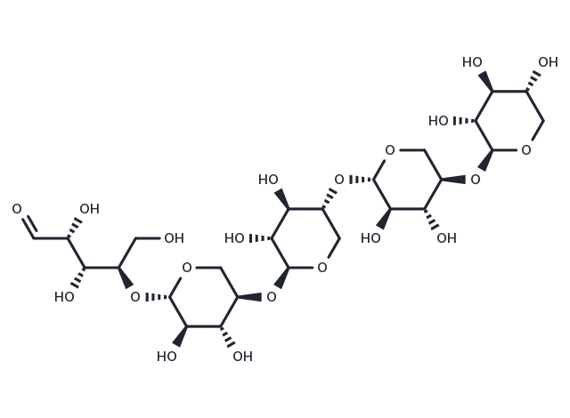 1,4-b-D-Xylopentaose Chemical Structure