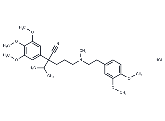 Gallopamil hydrochloride Chemical Structure