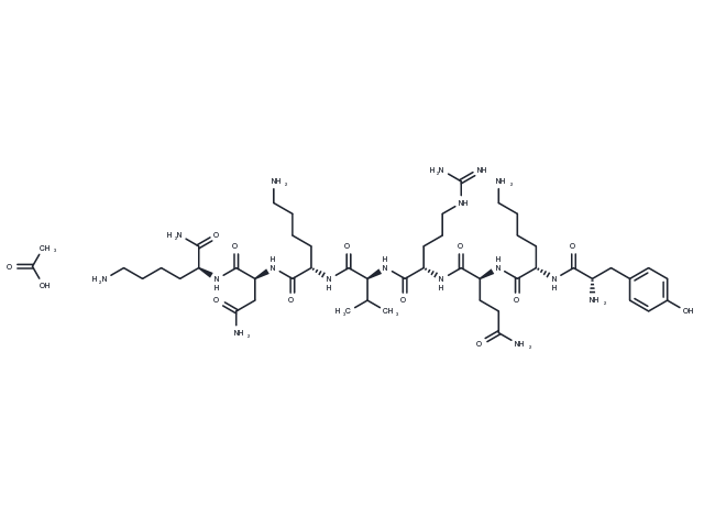 PACAP-38 (31-38), human, mouse, rat acetate Chemical Structure