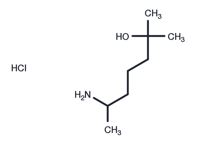 Heptaminol hydrochloride Chemical Structure