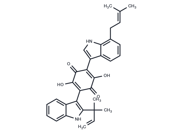 Demethylasterriquinone B1 Chemical Structure