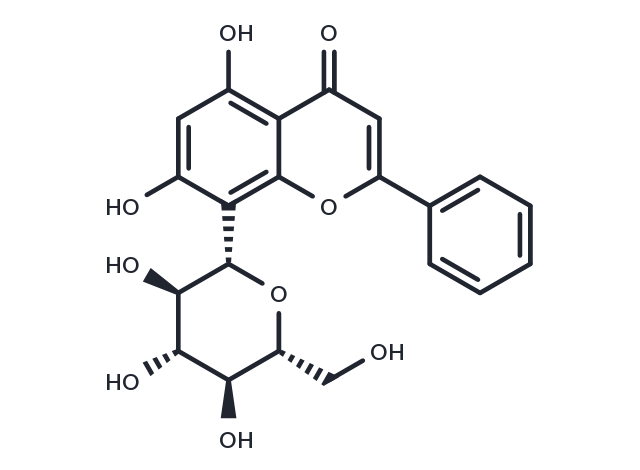TargetMol Chemical Structure Chrysin 8-C-glucoside