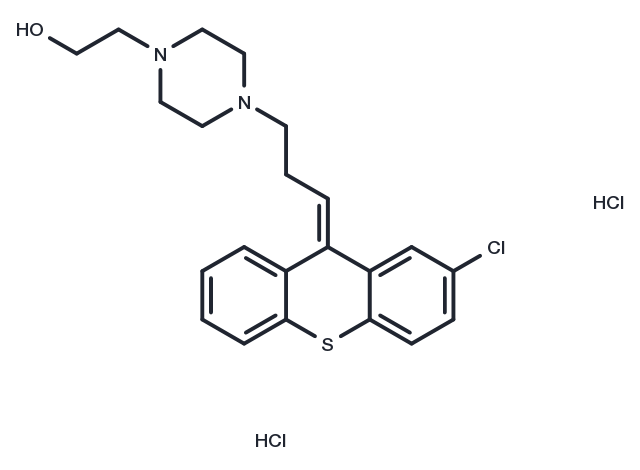 TargetMol Chemical Structure trans-Clopenthixol dihydrochloride
