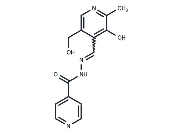 pyridoxal isonicotinoyl hydrazone Chemical Structure