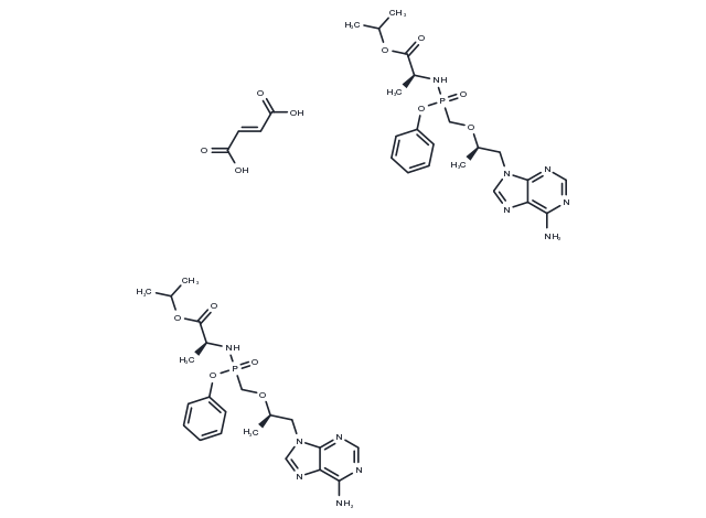 TargetMol Chemical Structure Tenofovir alafenamide hemifumarate