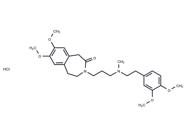 TargetMol Chemical Structure Zatebradine hydrochloride