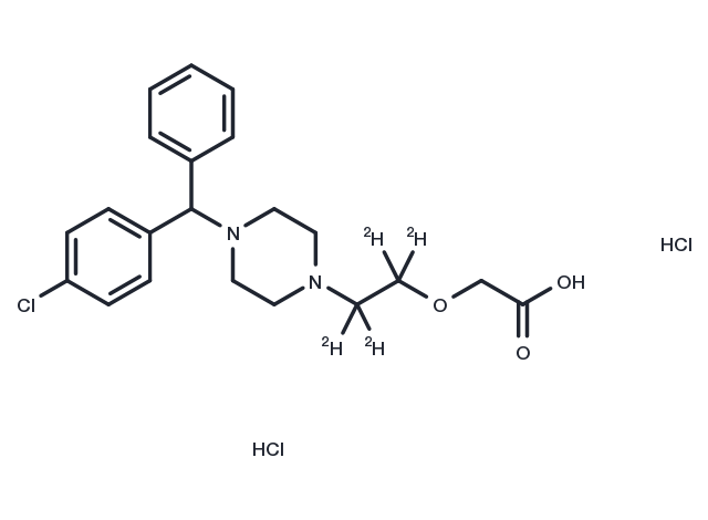 Cetirizine D4 dihydrochloride Chemical Structure