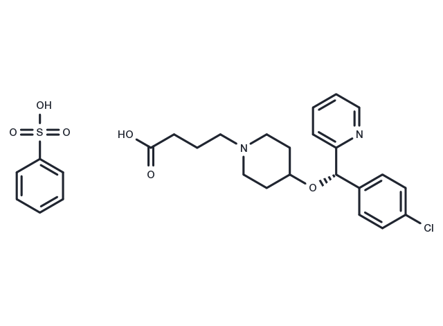 TargetMol Chemical Structure Bepotastine Besilate