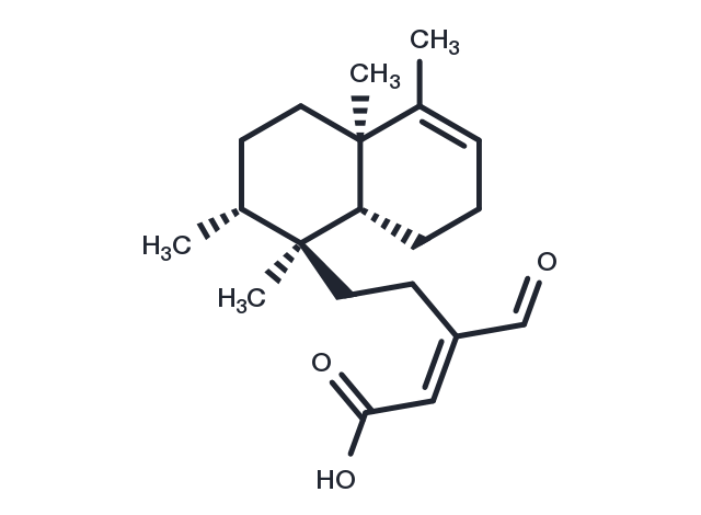 TargetMol Chemical Structure 16-Oxocleroda-3,13E-dien-15-oic acid