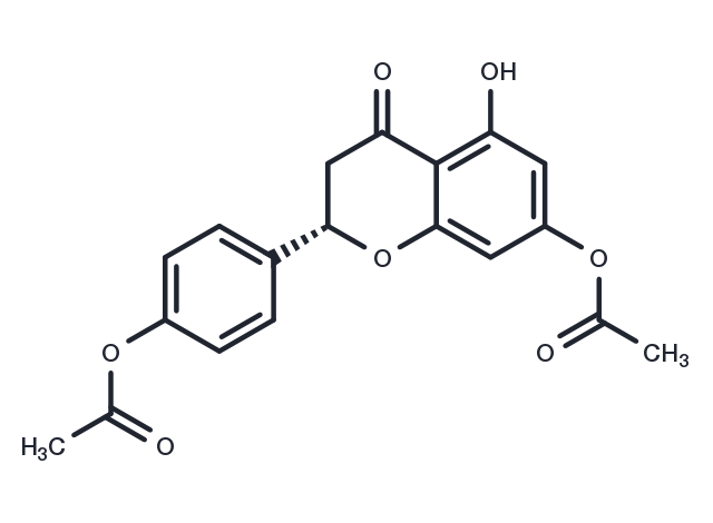 Naringenin 7,4'-diacetate Chemical Structure
