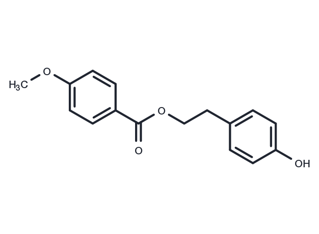p-Hydroxyphenethyl anisate Chemical Structure