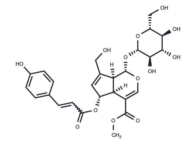 TargetMol Chemical Structure (E)-6-O-(p-coumaroyl)scandoside methyl ester
