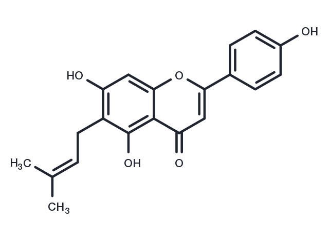 TargetMol Chemical Structure 4',5,7-Trihydroxy-6-prenylflavone