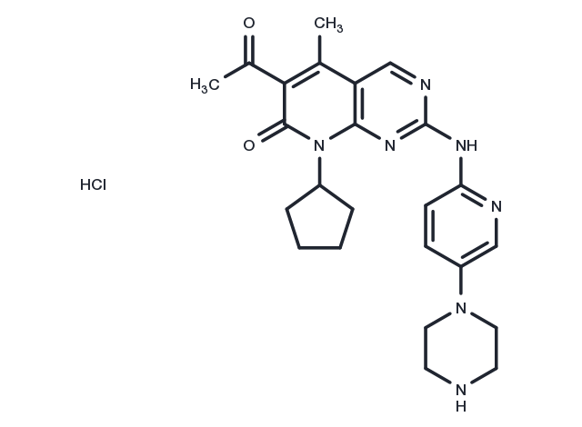 Palbociclib hydrochloride Chemical Structure