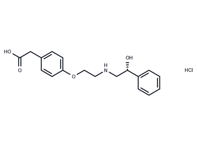 TargetMol Chemical Structure Talibegron hydrochloride