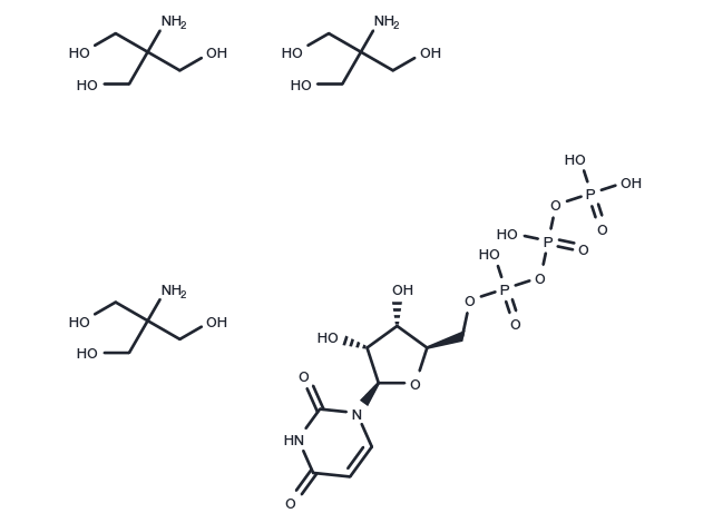 TargetMol Chemical Structure Uridine 5′-triphosphate tris salt