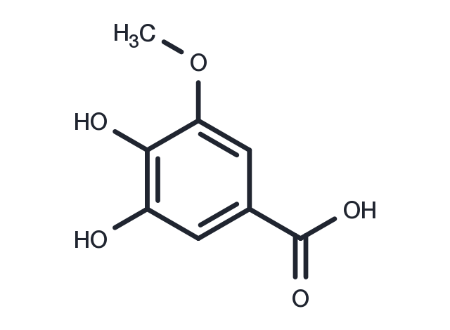 TargetMol Chemical Structure 3-O-Methylgallic acid