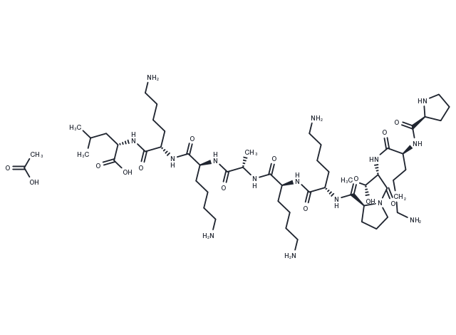 TargetMol Chemical Structure Cdk5 Substrate acetate
